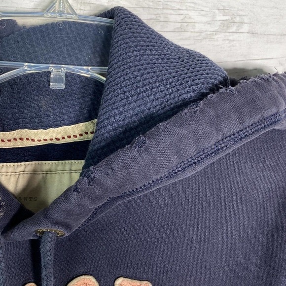 Vintage Hollister Pro Am Surf Champions Embroidered Distressed Hoodie Men Small - Picture 3 of 7